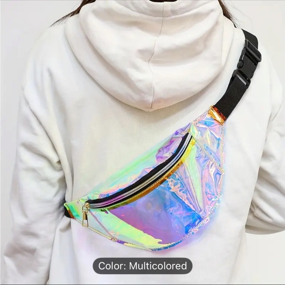 Holographic Multicolored Fanny Pack - Picture 3 of 3
